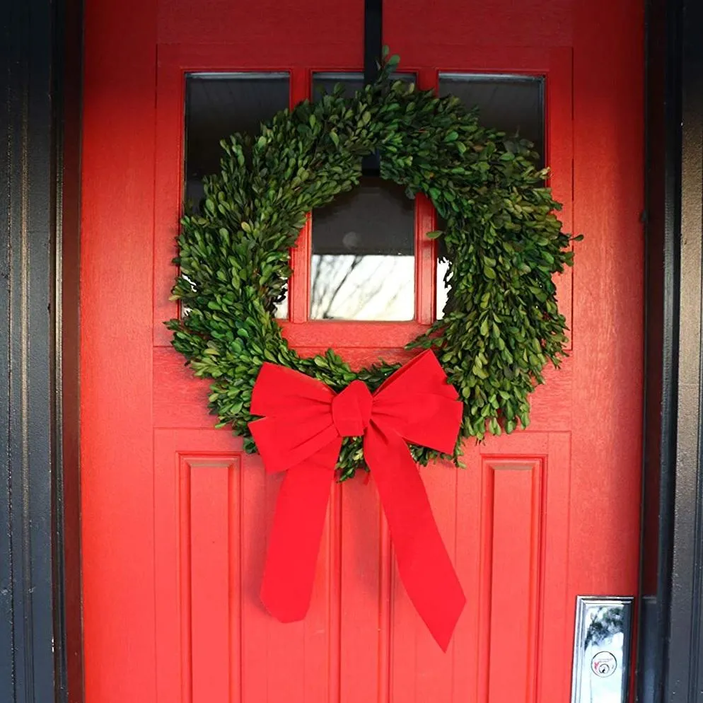 10" x 13" Red Velvet 5-Loop Christmas Bow