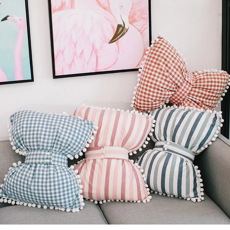 Bow Shaped Decorative Pillows