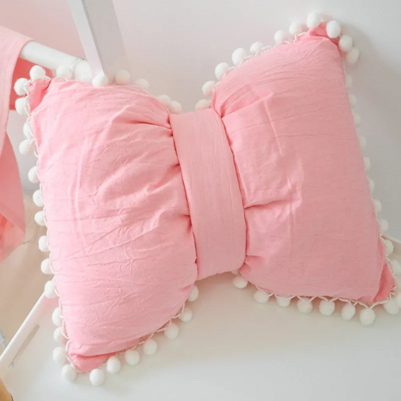 Bow Shaped Decorative Pillows