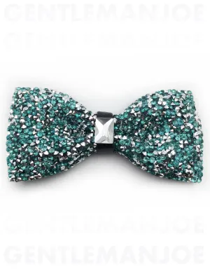 Crystal Aqua Bowtie