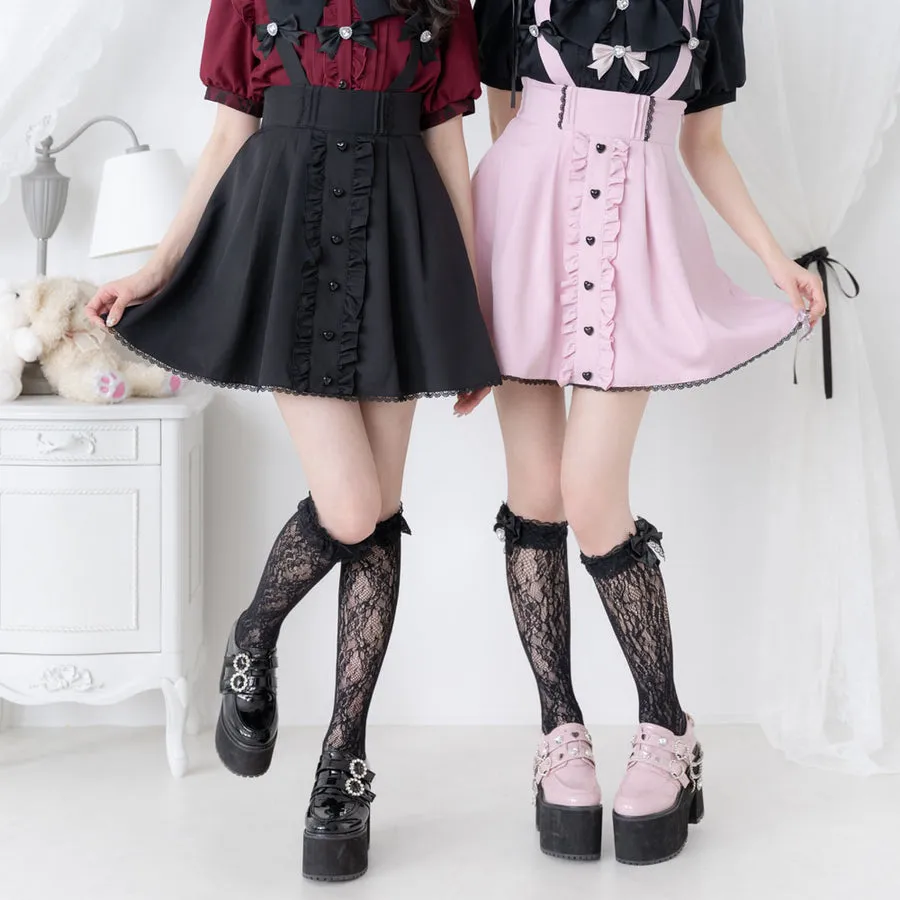 Dear My Love "Suspenders Ribbon" Skirt