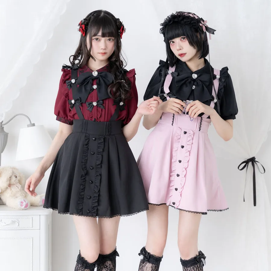 Dear My Love "Suspenders Ribbon" Skirt