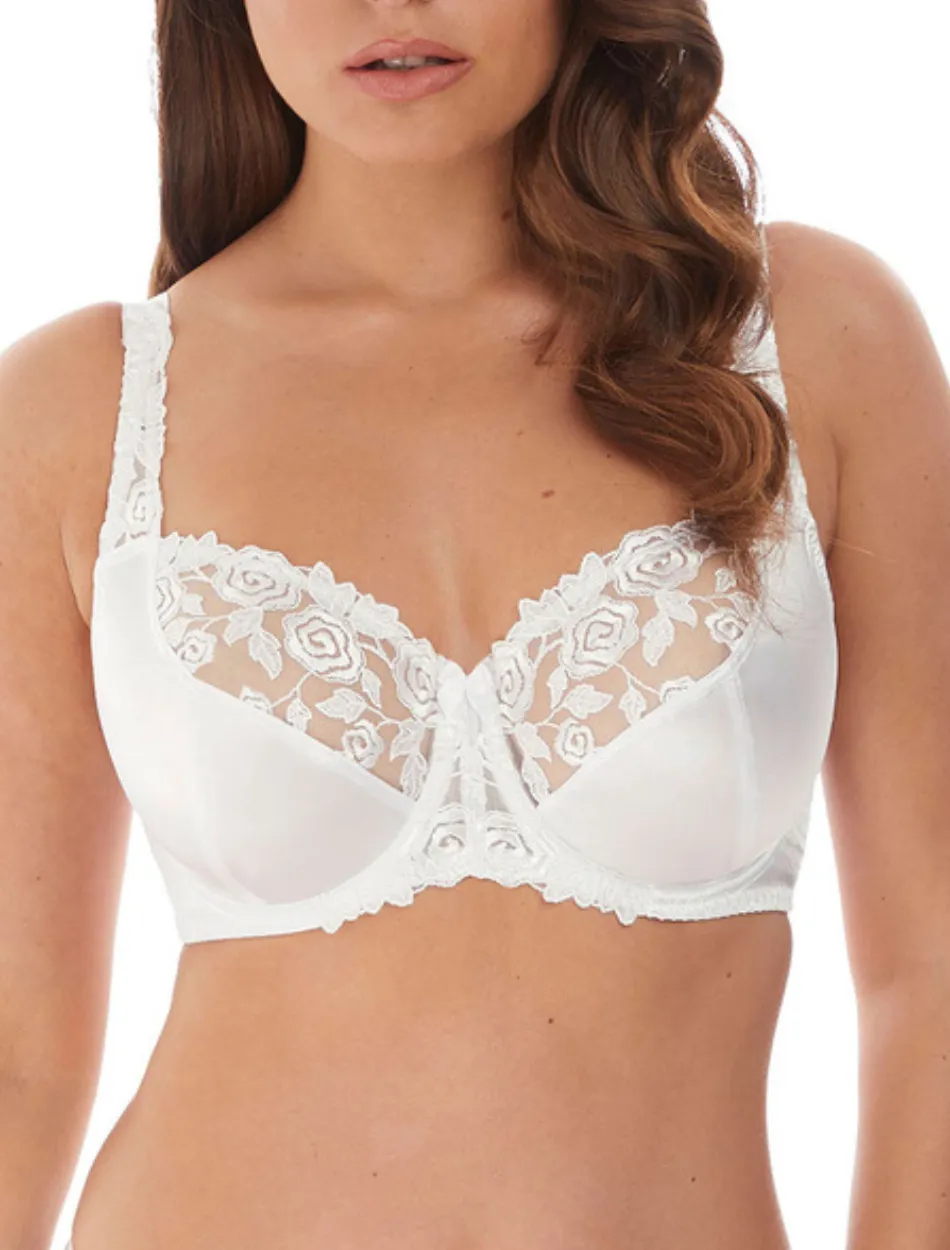 Fantasie Belle Balcony Bra, White | White Balcony Bra