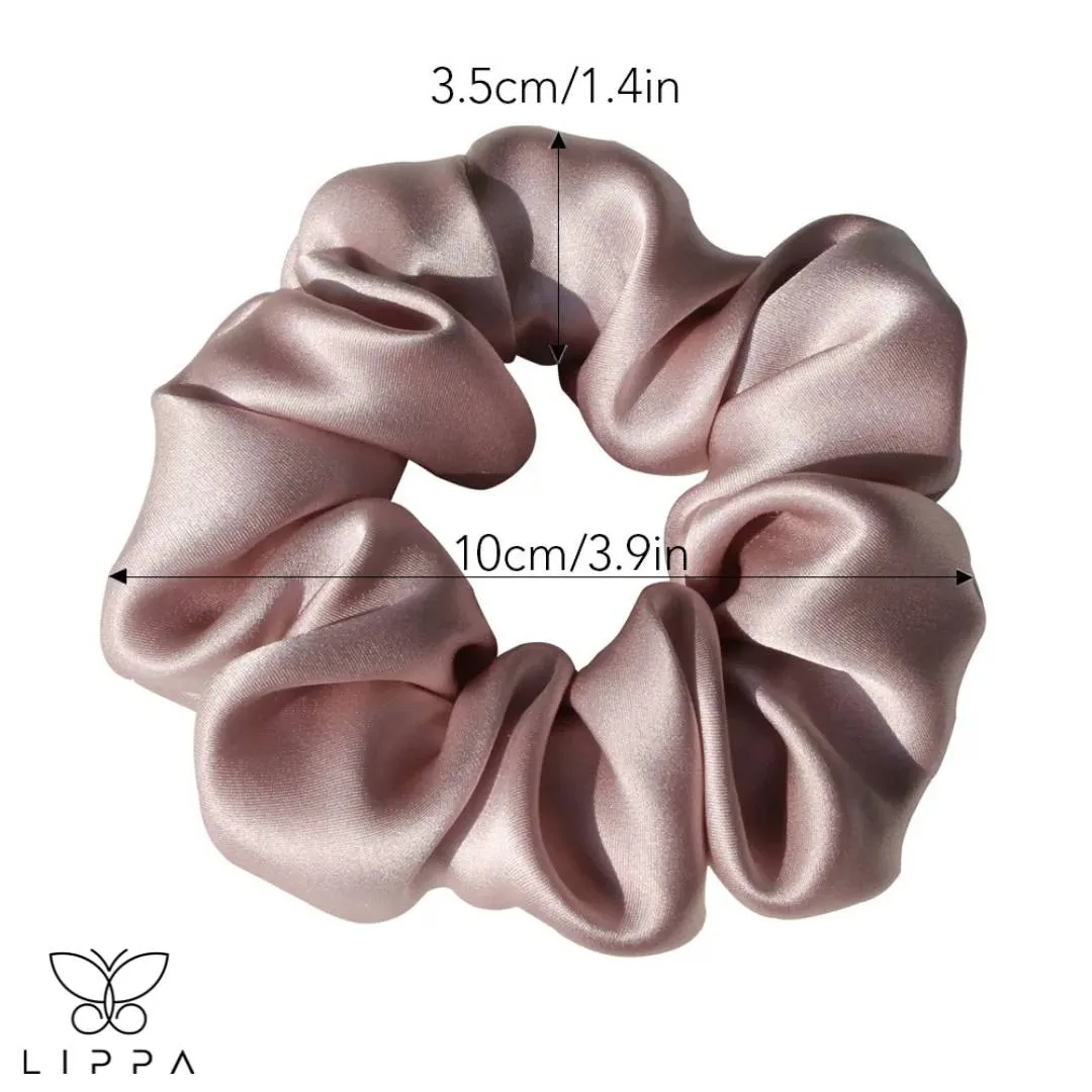 Floral Silk Scrunchies