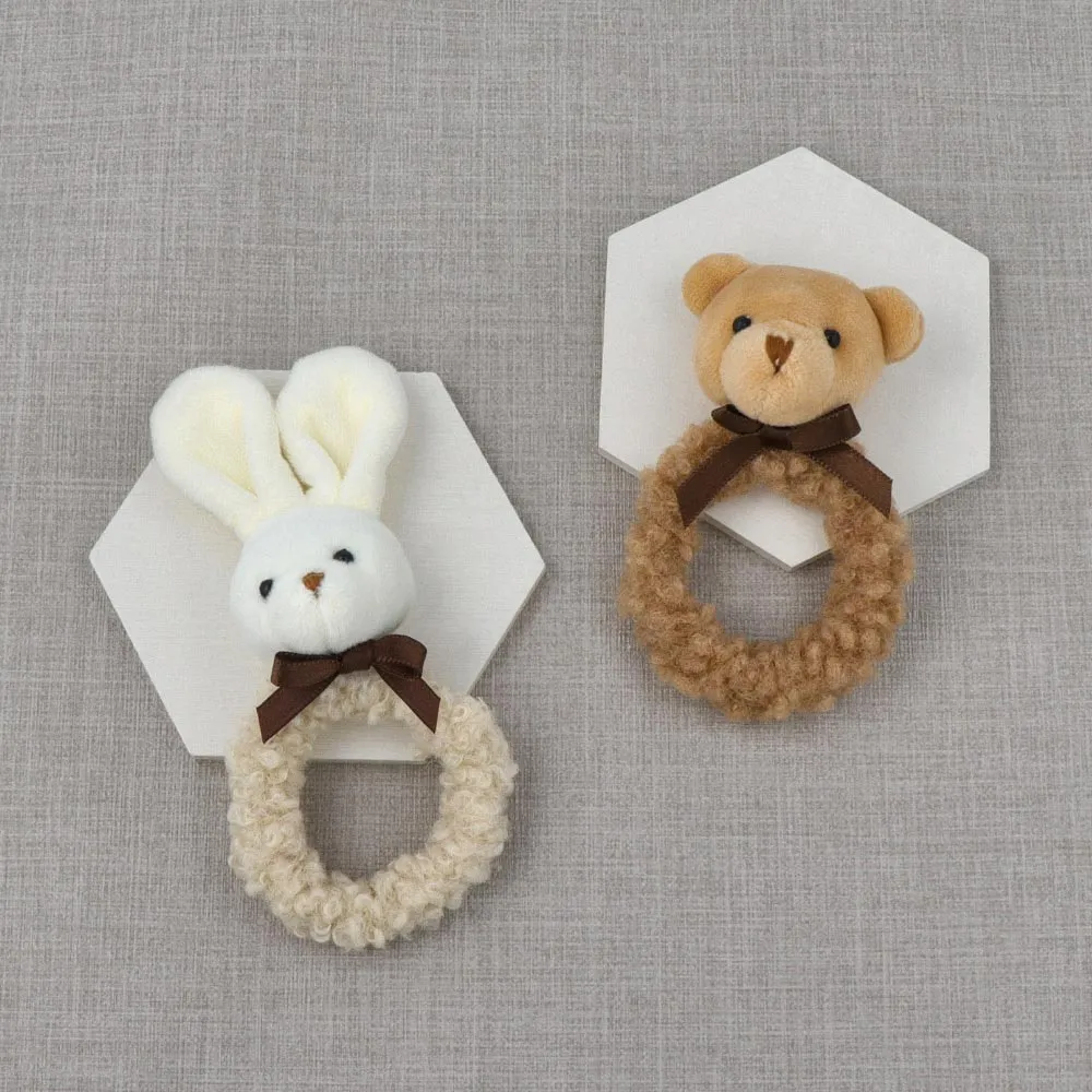 Furry Animal Ponytail Holder