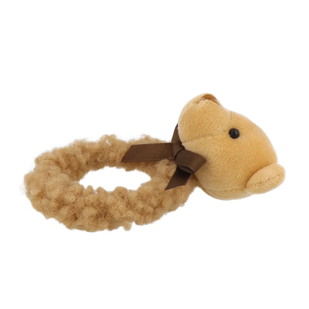 Furry Animal Ponytail Holder