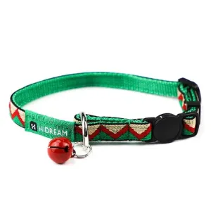 HiDREAM Rainbow Adjustable Cat Collar (Green)