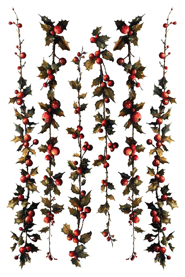 Iron Orchid Designs - Crimson Velvet - Furniture Decor Transfer Pad ***Limited Edition***