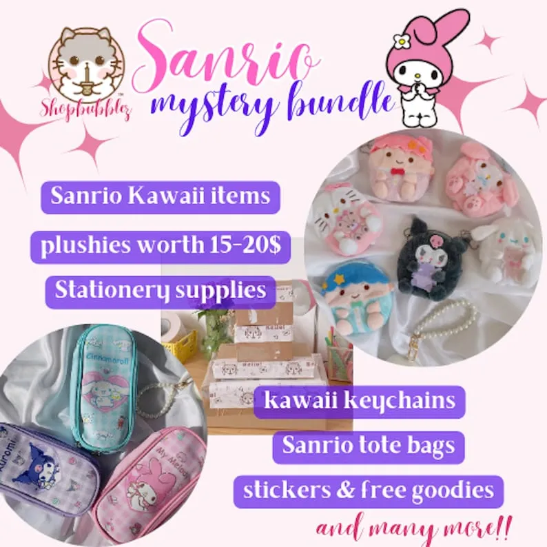 Kawaii Sanrio Mystery Bundle Box