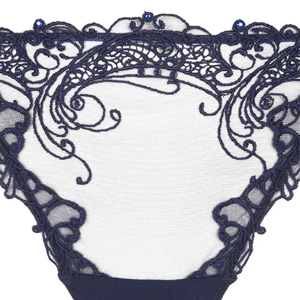 Lise Charmel 'Soir de Venise' Midnight Blue G-String