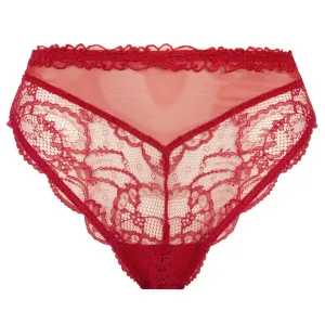 Lise Charmel 'Soir de Venise' Red Full/High Waist Brief