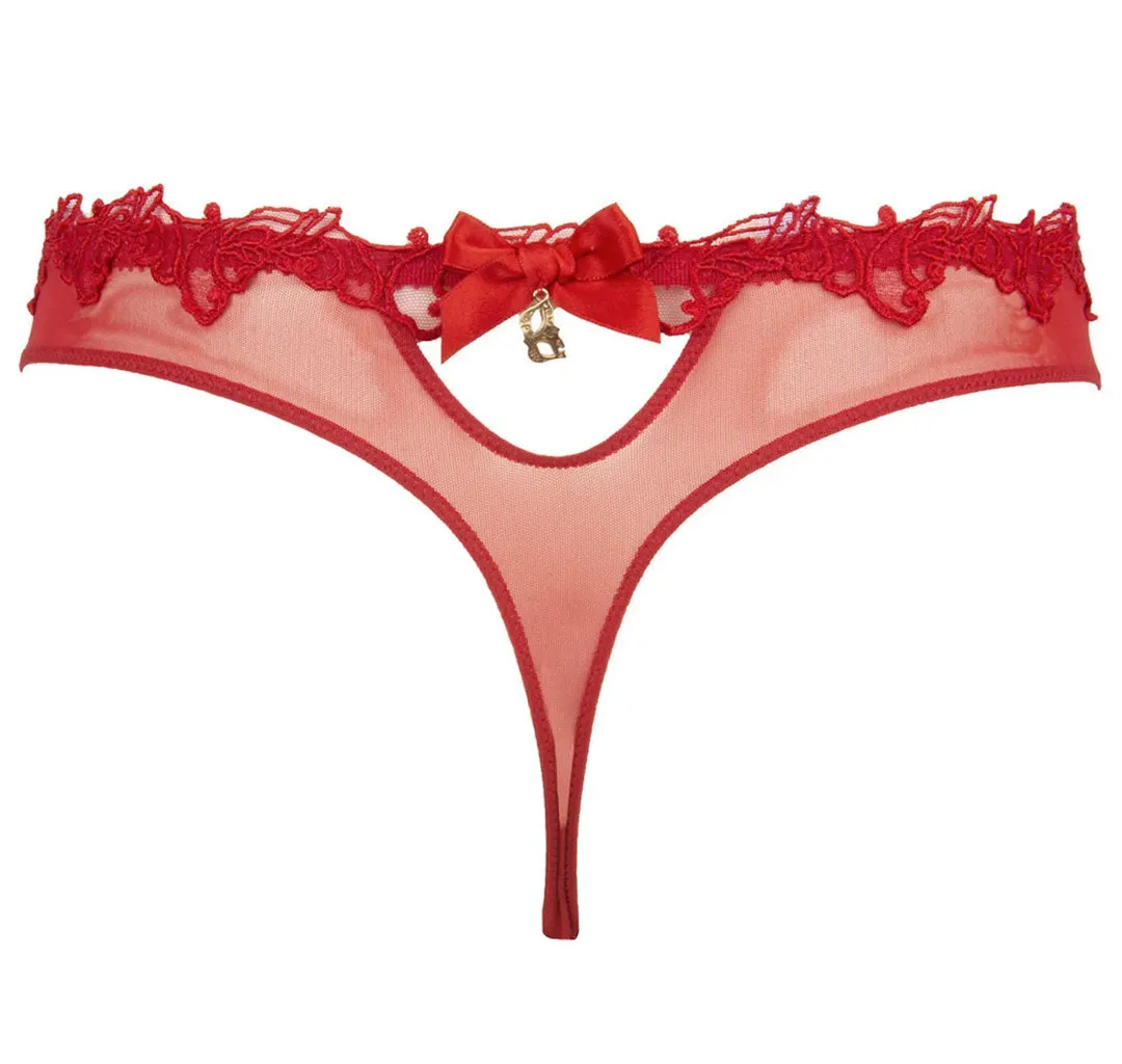 Lise Charmel 'Soir de Venise' Red Luxury Thong