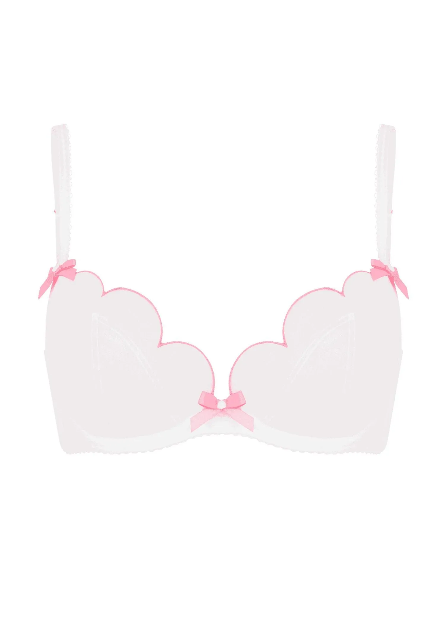 Lorna Bra (White / Pink)