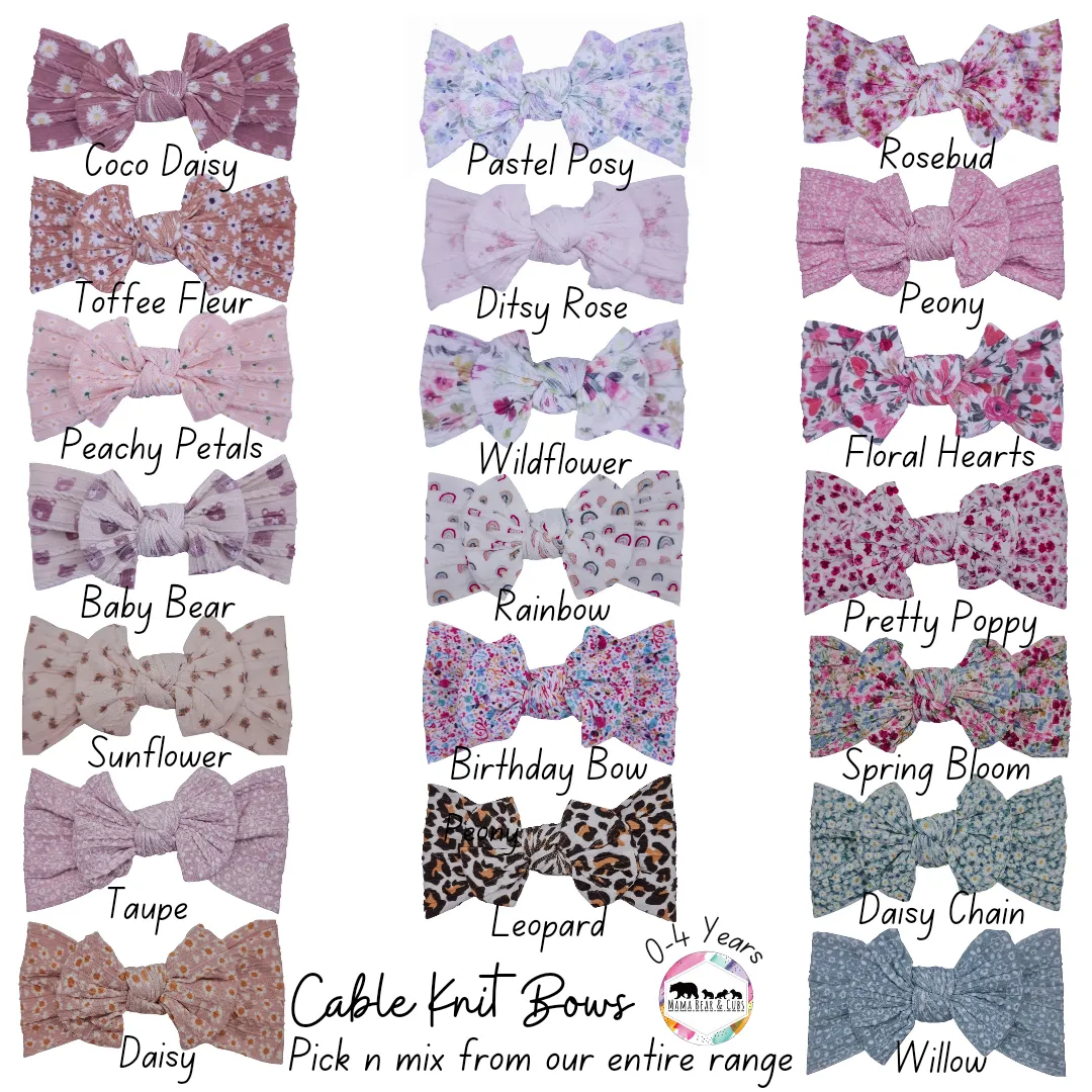 NEW Pastel & Floral Bow Box