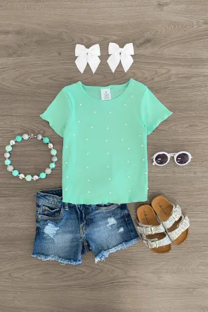 Pastel & Pearls Top