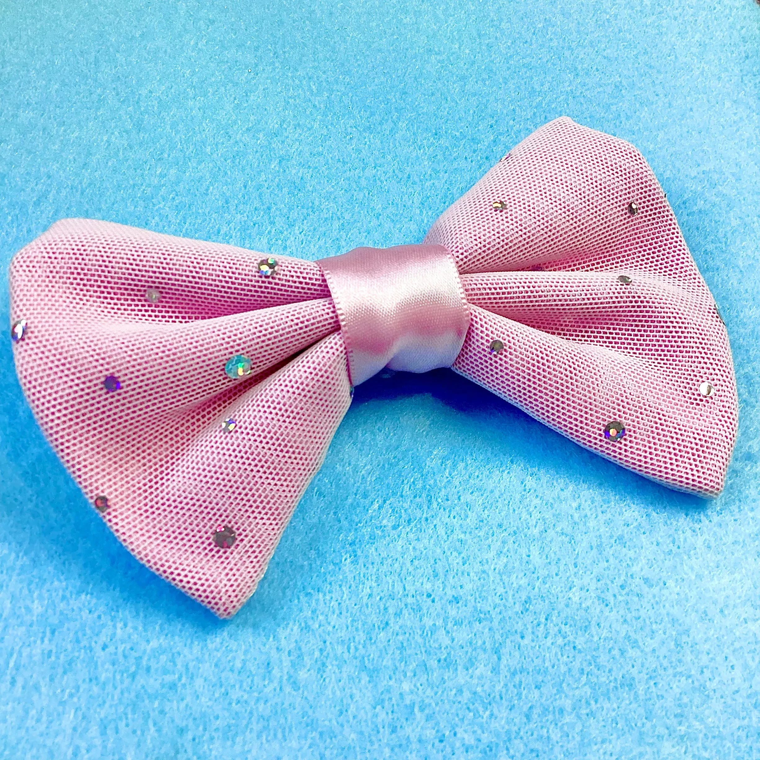 Pink Sparkle Magic Hair Bow Clip