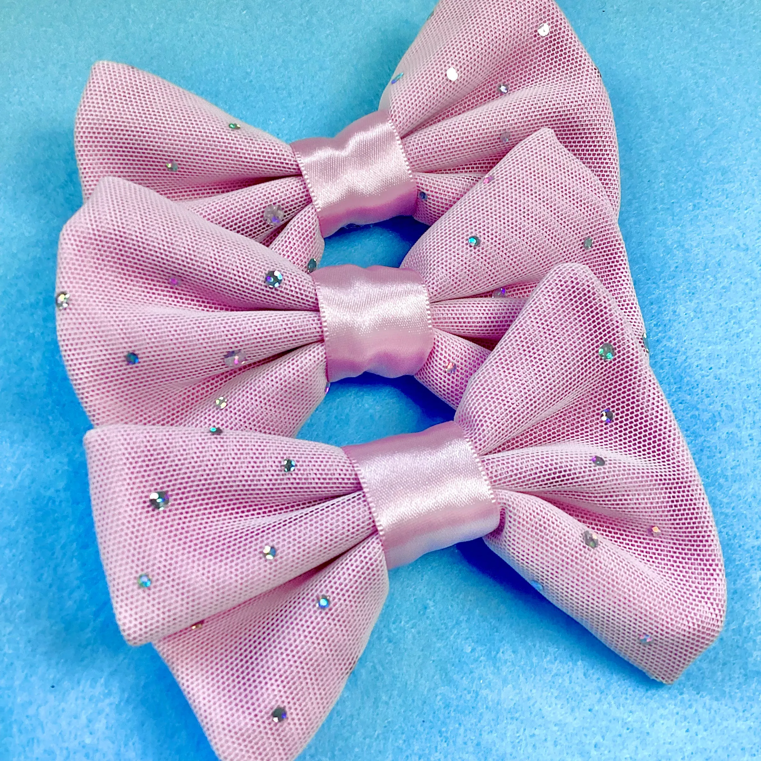 Pink Sparkle Magic Hair Bow Clip