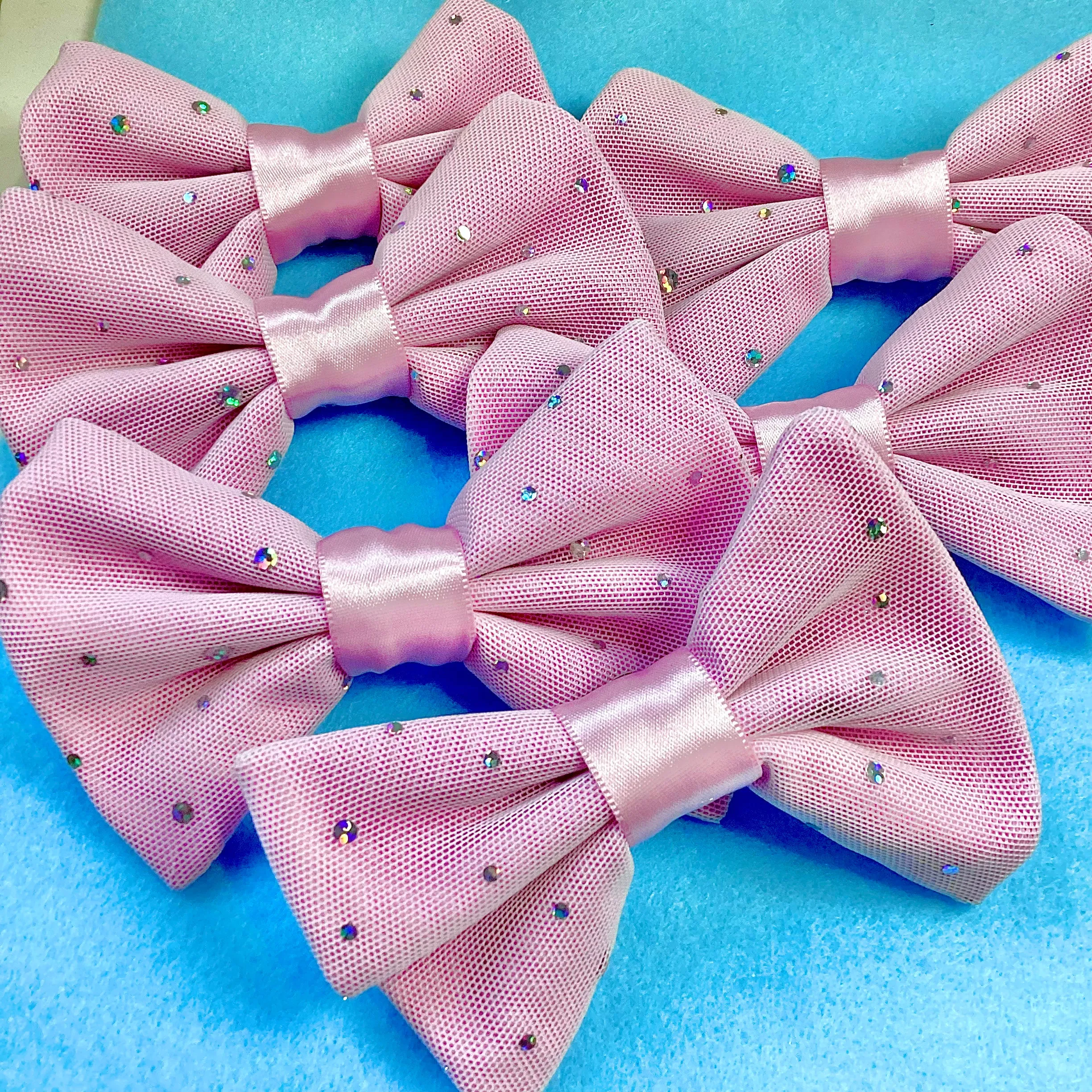 Pink Sparkle Magic Hair Bow Clip