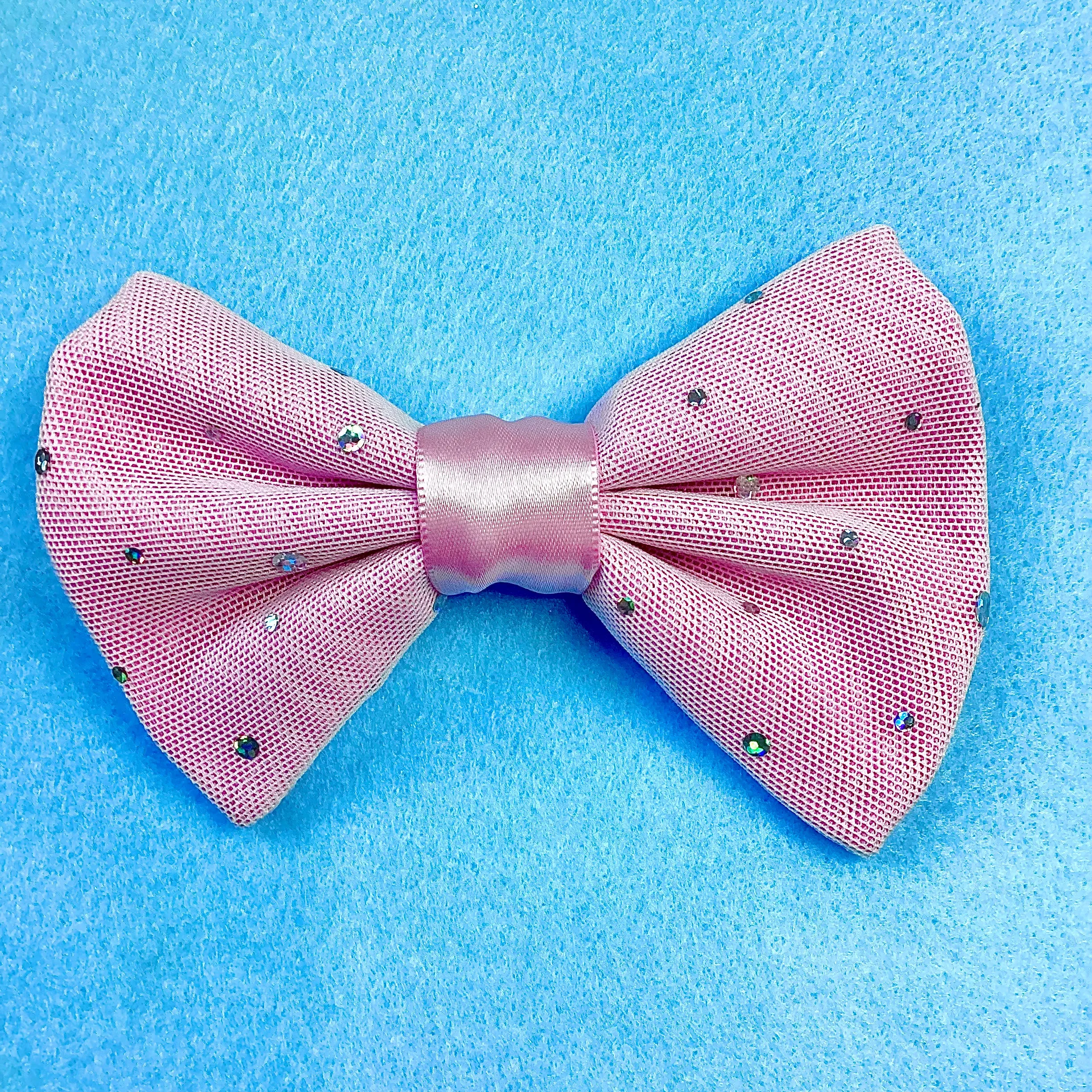 Pink Sparkle Magic Hair Bow Clip