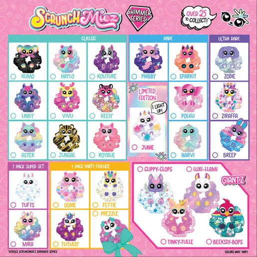 ScrunchMiez Giantz Pack Shimmer Series (Style vary)