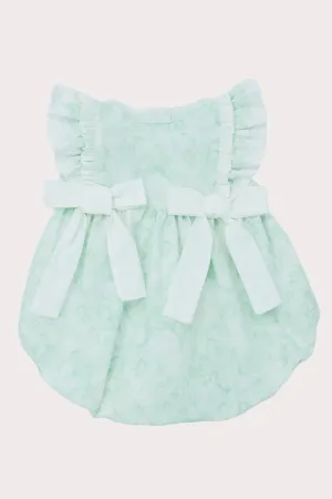 Soft Green Floral Romper (3M - 4Y)