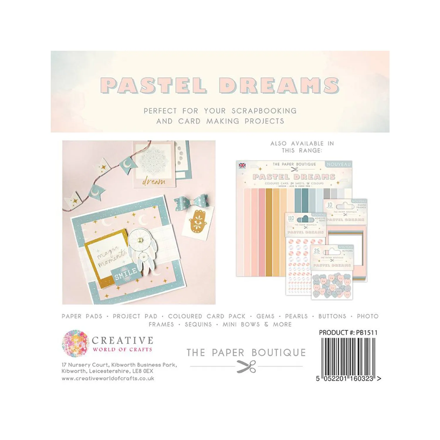 The Paper Boutique - Pastel Dreams 12"x12" Paper Pad*