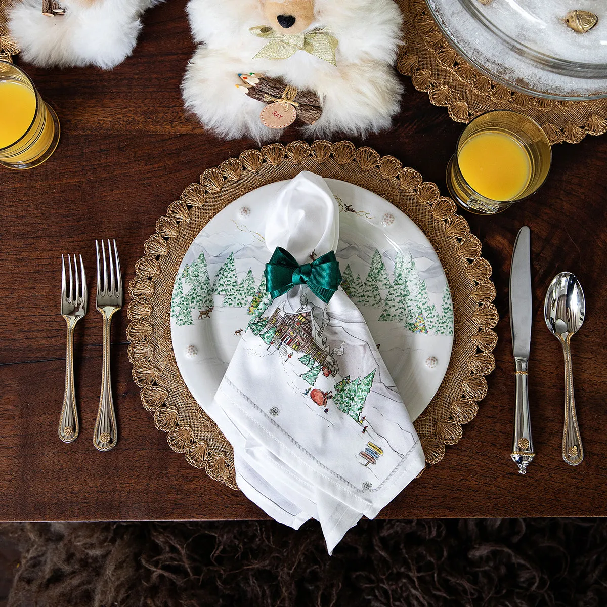 Tuxedo Napkin Ring - Green