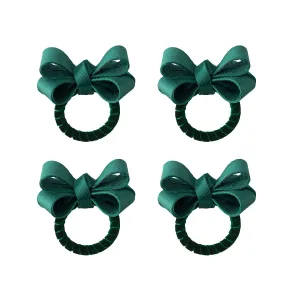 Tuxedo Napkin Ring Set/4 - Green