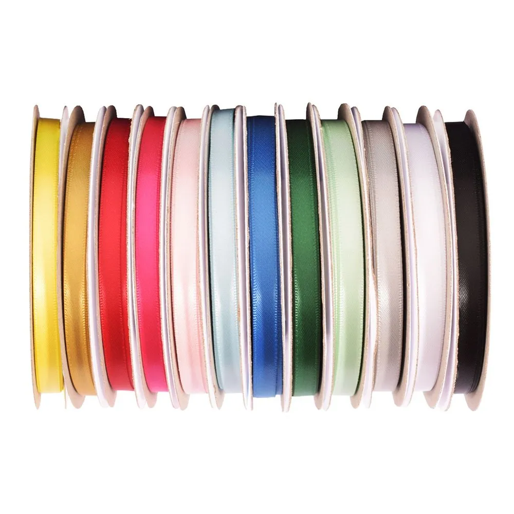 Vaessen Creative Satin Ribbon Set 6mmx20m 12 Colours