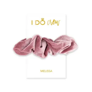 WOMEN'S CUSTOM BRIDAL PARTY SCRUNCHIE - I DO CREW