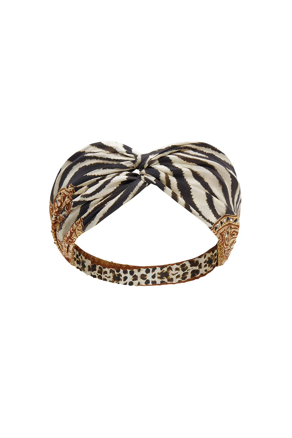 WOVEN TWIST HEADBAND WILD FIRE